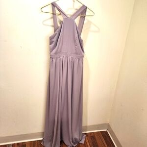 Lulu's long Sleevesless Mauve Bridemaid Dress size S